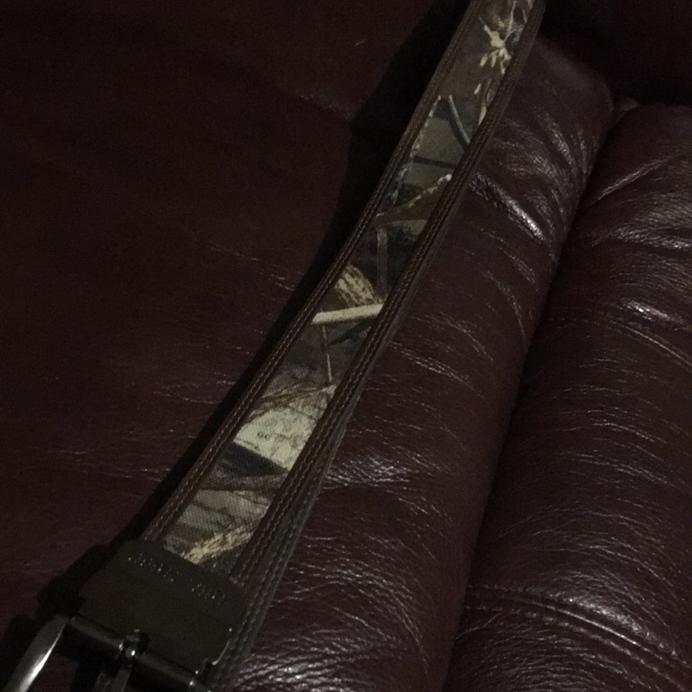 Men’s reversible real tree belt